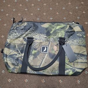 Camouflage Canvas Zipper Closure Tote Bag